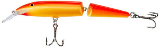 Rapala Jointed 13 Flutter Lure 5.25” – Gold/Red | Lifelike Action for Tough Conditions
